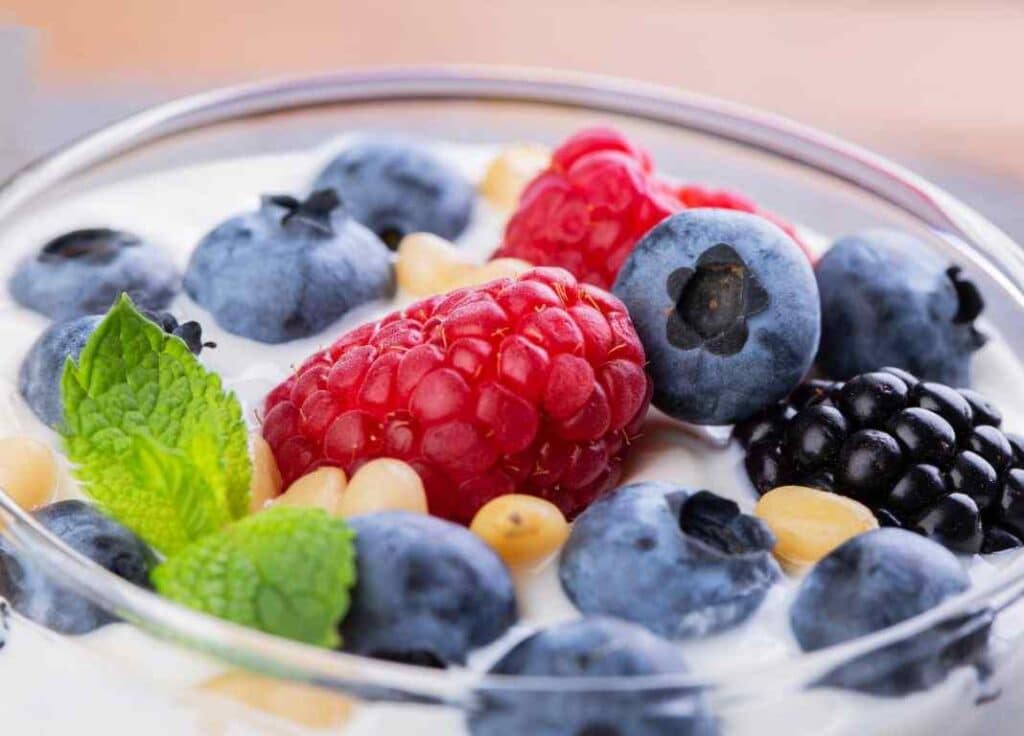 Greek Yogurt and Berries